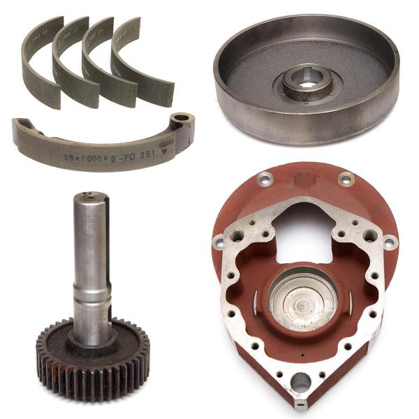 TZ4K, MT8 hátsó hajtómű, differenciál, véglehajtás