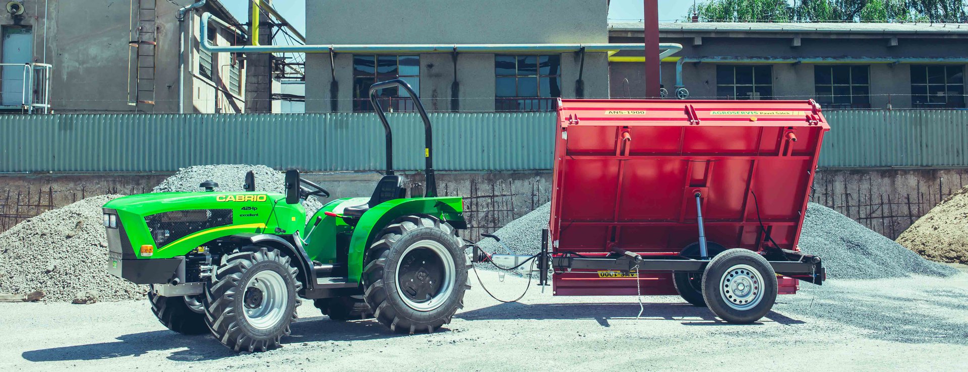 Šálek Cabrio kistraktorok