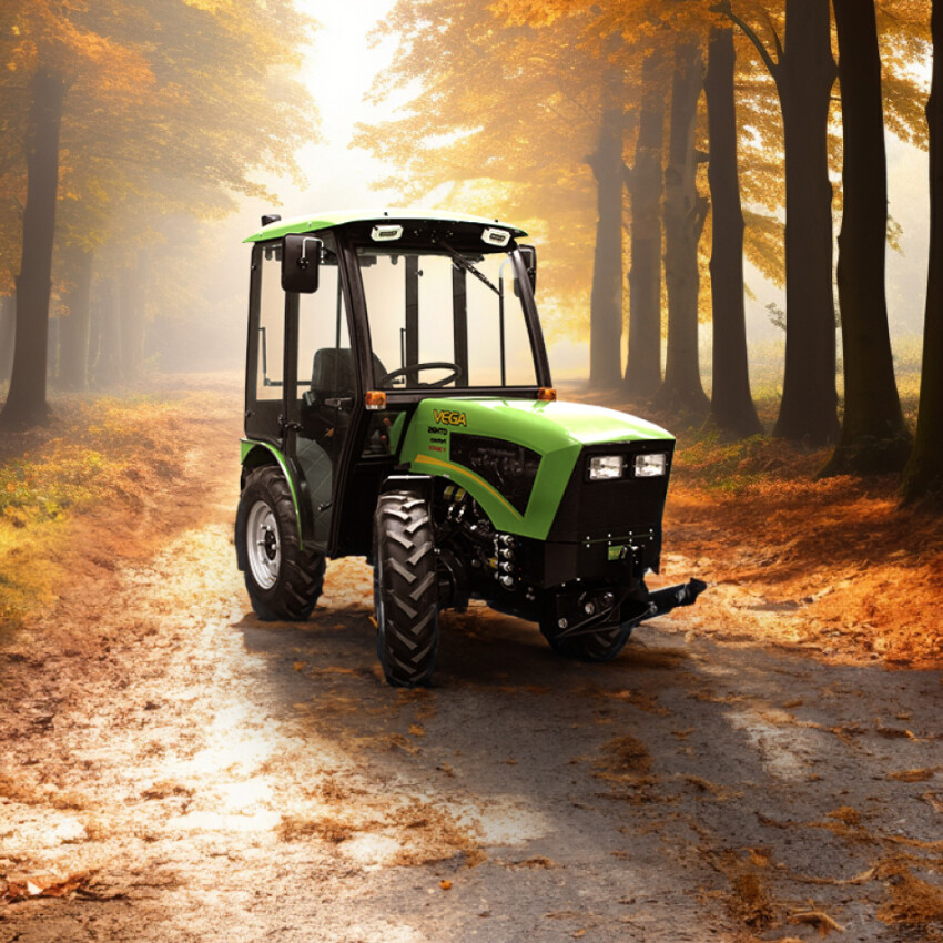 Vega fülkés kistraktor