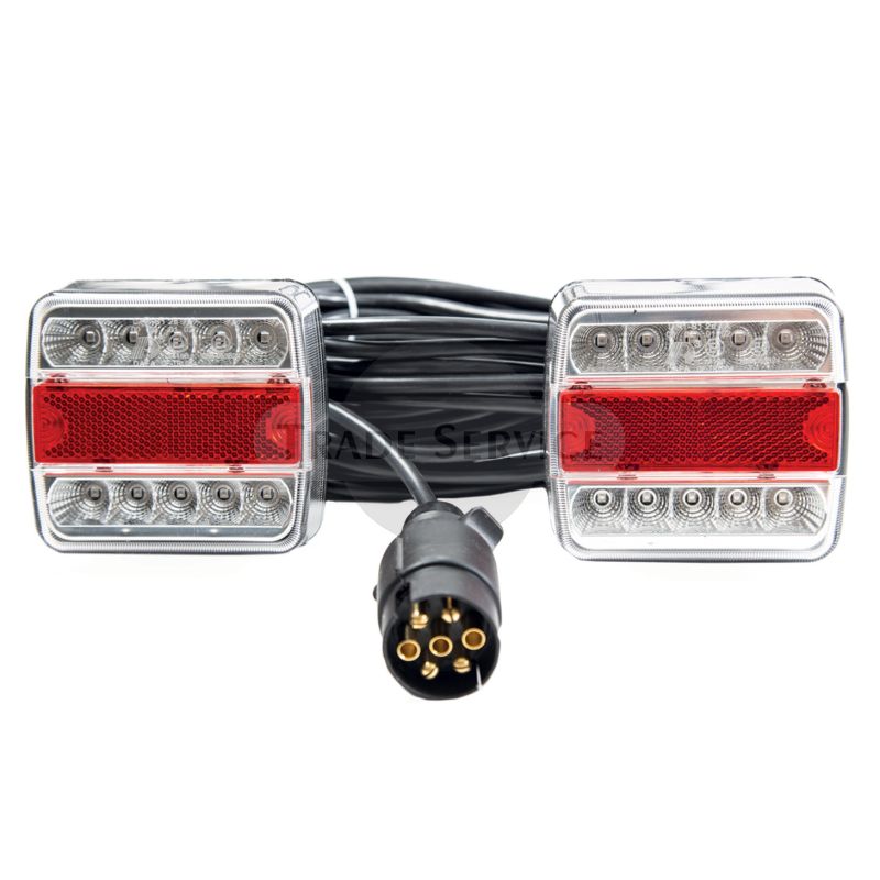 L-AGRI hátsó lámpa LED 12V  KIT (mágneses)