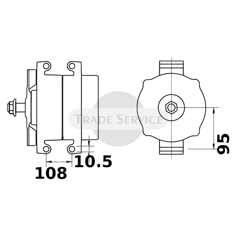 11.204.898 AAT3388 MAHLE (Letrika, Iskra) generátor MG148