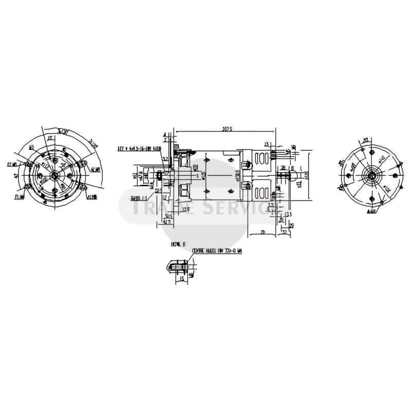 11.216.521 AMK2623 MAHLE (Letrika, Iskra) egyenáramú motor MM363