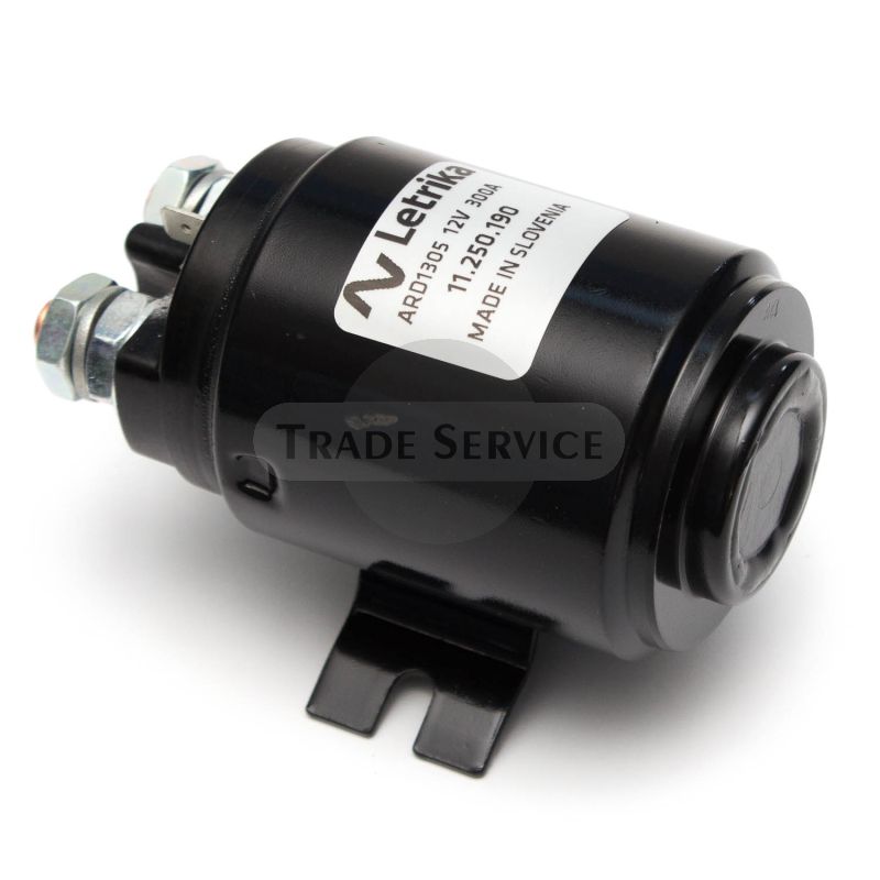 11.250.190 MX41 MAHLE (Letrika, Iskra) behúzómágnes 12V 300A ARD1305
