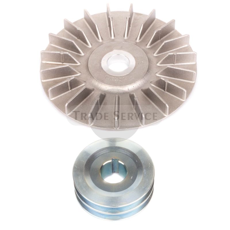 16.908.114 MGX1252 MAHLE (Letrika, Iskra) szíjtárcsaventilátorral