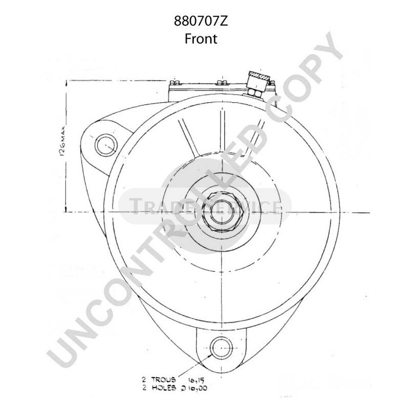 880707Z Prestolite generátor
