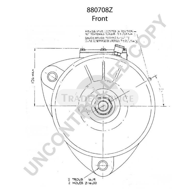 880708Z Prestolite generátor