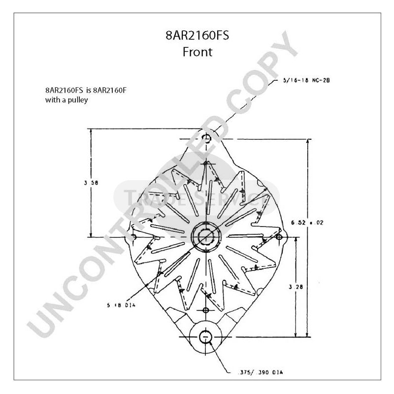 8AR2160FS Prestolite generátor