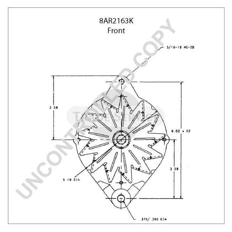 8AR2163K Prestolite generátor