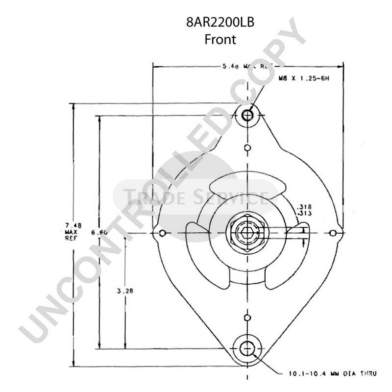 8AR2200LB Prestolite generátor
