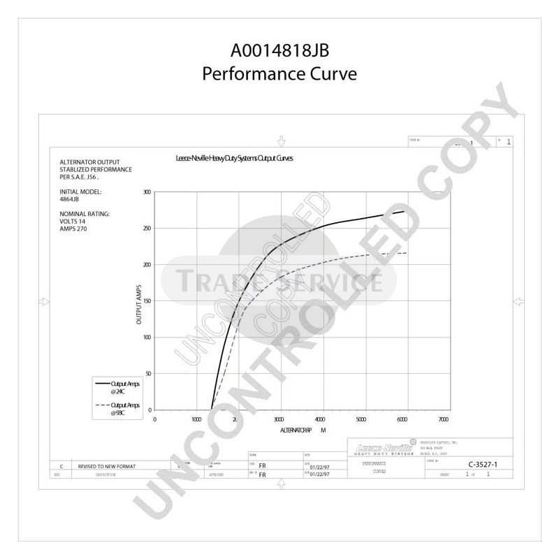 A0014818JB Prestolite generátor