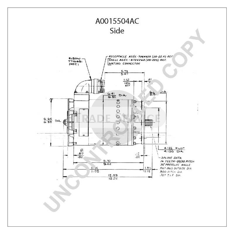 A0015504AC Prestolite generátor