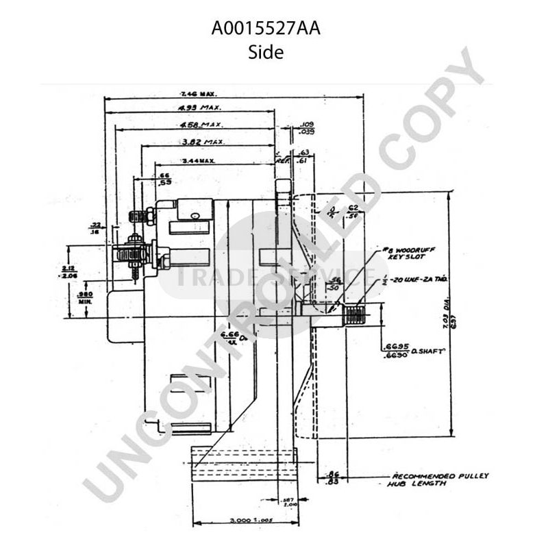 A0015527AA Prestolite generátor
