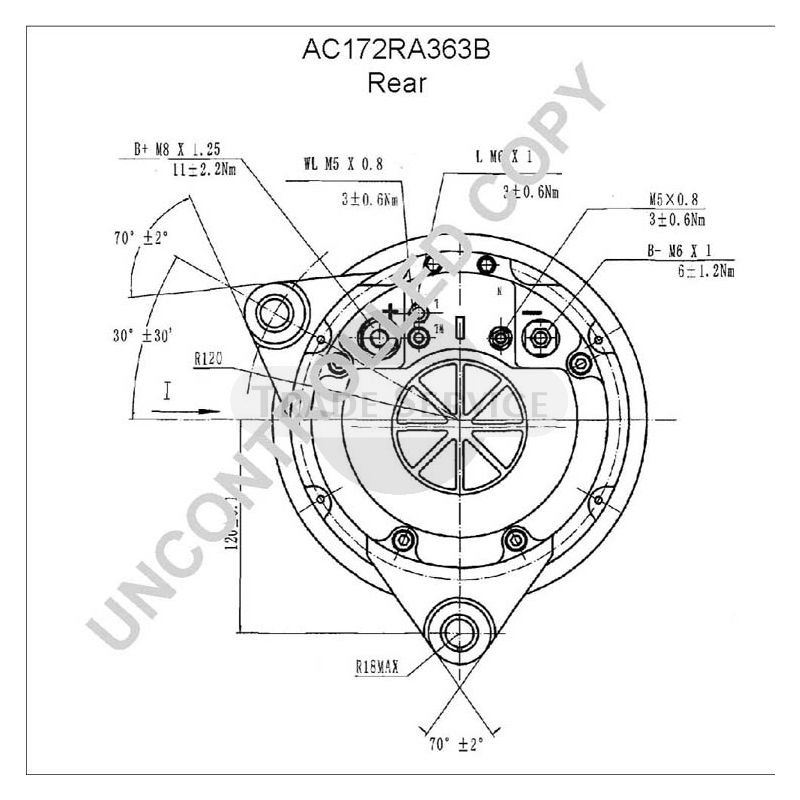 AC172RA363B Prestolite generátor