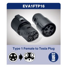 Type 1 anya - Tesla dugalj töltőkábel adapter