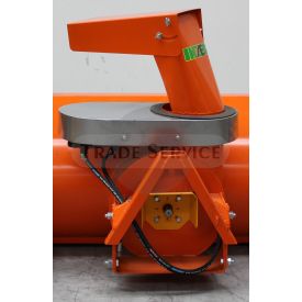 Hidraulikusan forgatható kidobó csatorna