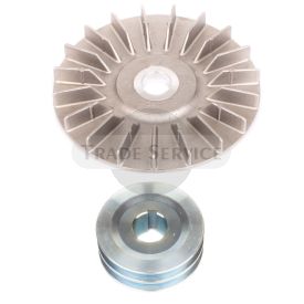 16.908.114 MGX1252 MAHLE (Letrika, Iskra) szíjtárcsaventilátorral