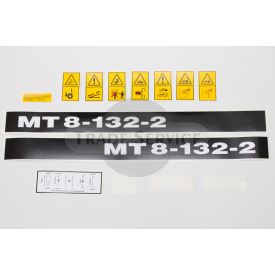 MT8-132-2 felirat (matrica) készlet (magyar + cseh)