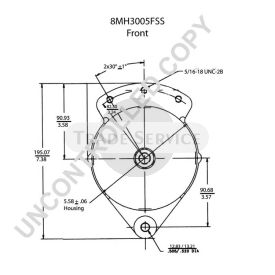 8MH3005FSS Prestolite generátor