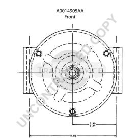 A0014905AAS Prestolite generátor