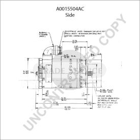 A0015504AC Prestolite generátor