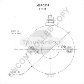MBJ-6304 Prestolite önindító