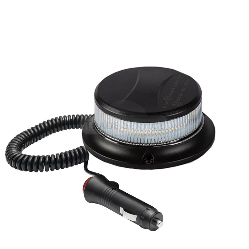 L-UFO II sárga villogó lámpa 18 LED 27W (mágneses / 3x csavar)