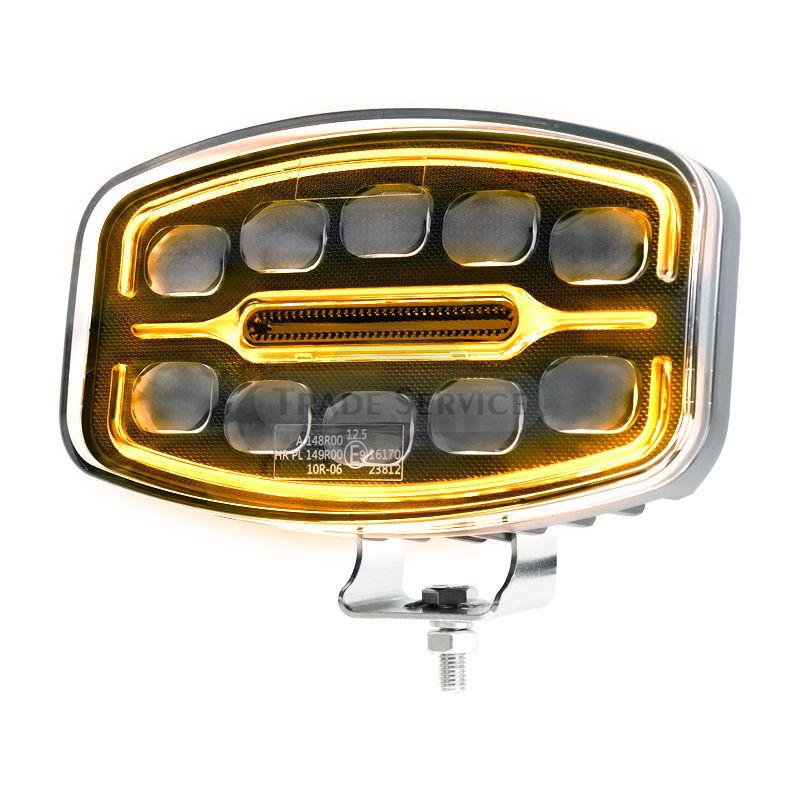 LED távolsági fényszóró LED helyzetjelzővel, méret: 245 x 139,4 x 90,65 mm