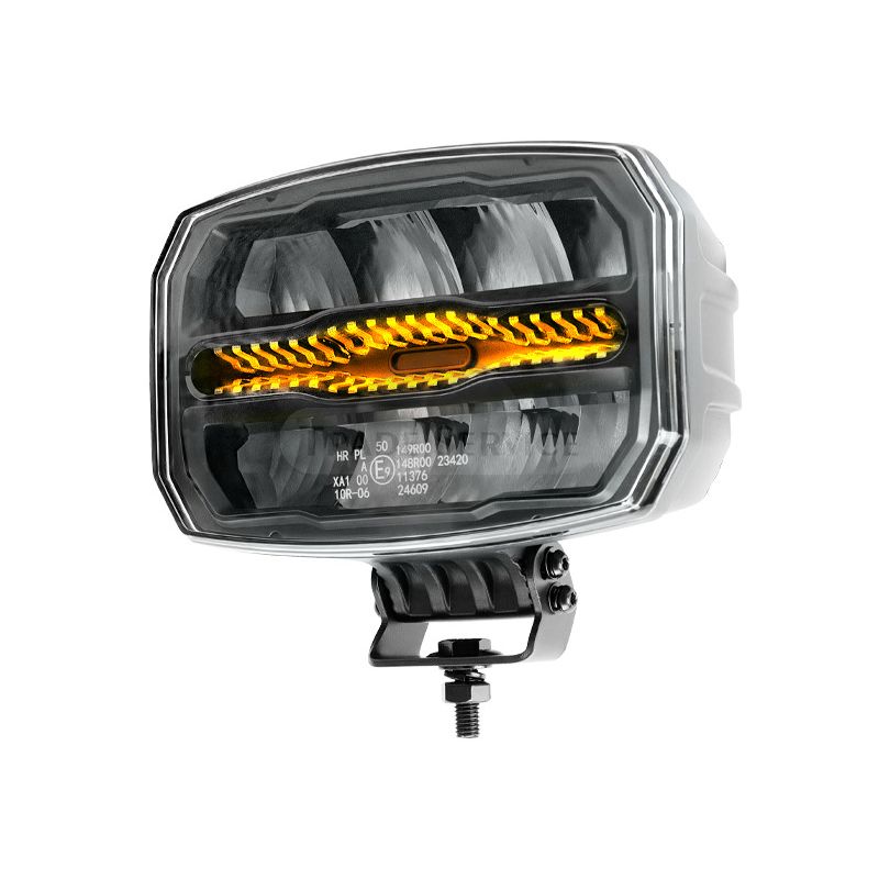 LED távolsági fényszóró LED helyzetjelzővel, méret: 220 x 181,8 x 93,4 mm
