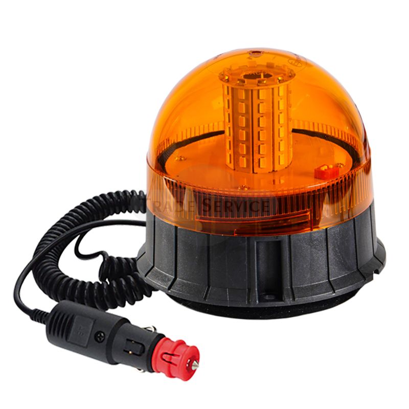 L-MINI-FLASH sárga villogó lámpa 60 LED 15W (mágneses)