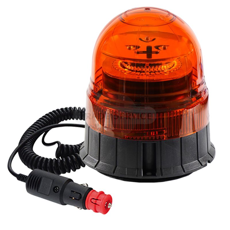 L-BEAM sárga villogó lámpa 39 LED 19W (mágneses)