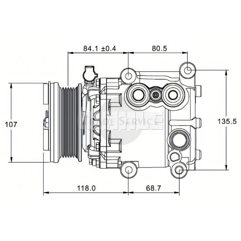 ACP-1336-000P MAHLE Klímakompresszor