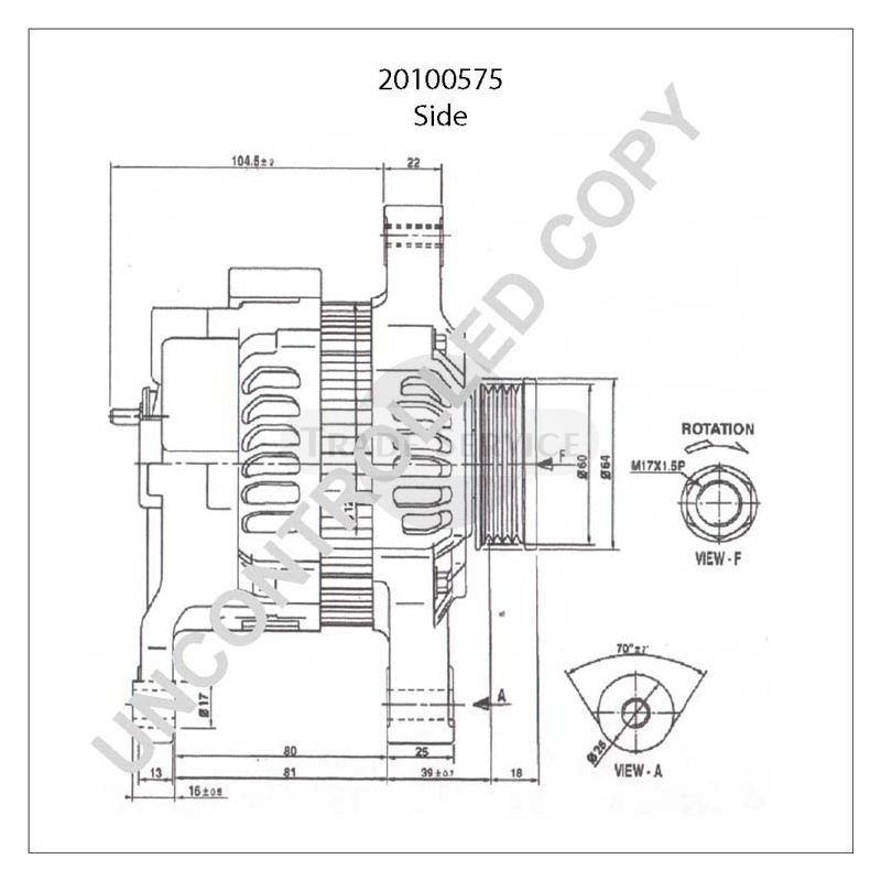 20100575 Prestolite generátor