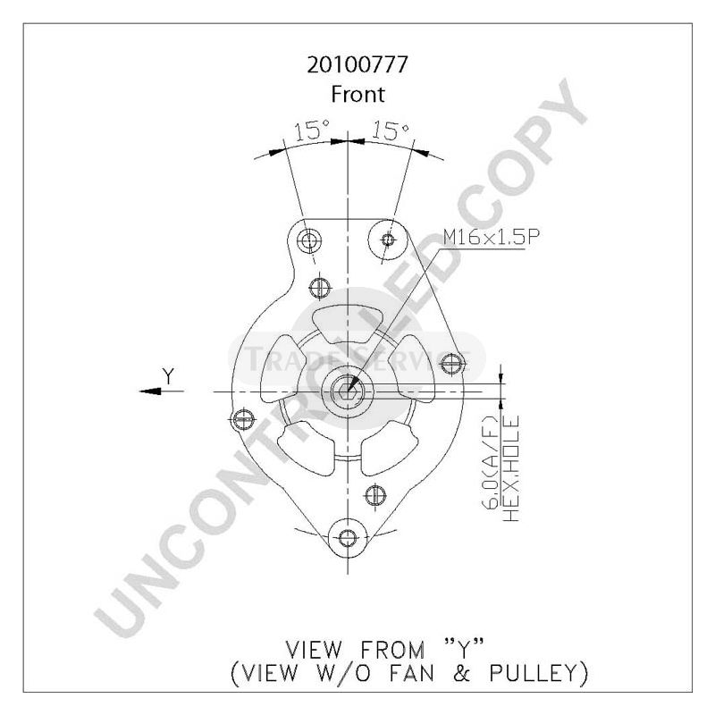 20100777 Prestolite generátor
