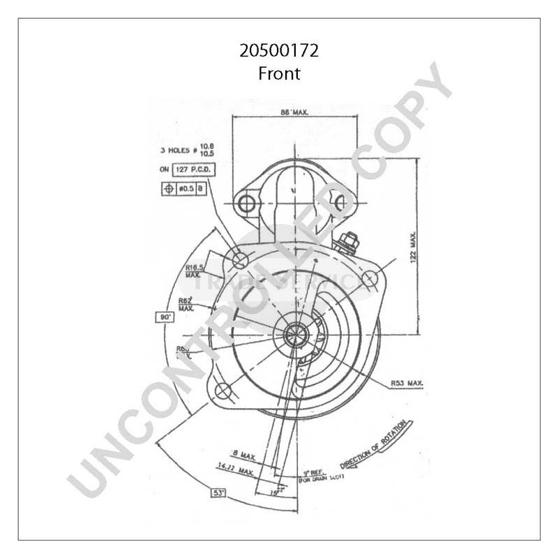 20500172 Prestolite önindító