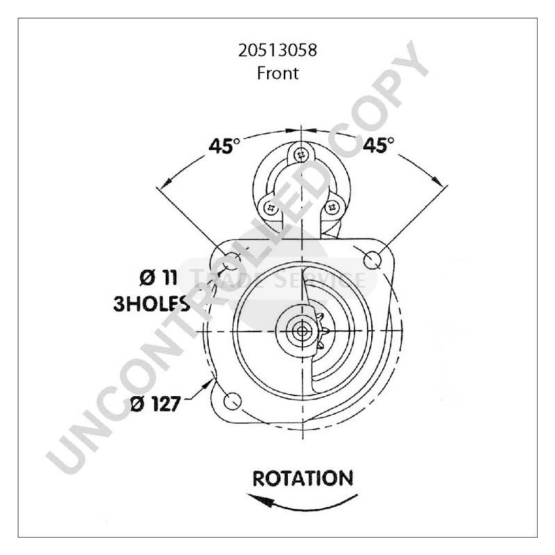 20513058 Prestolite önindító