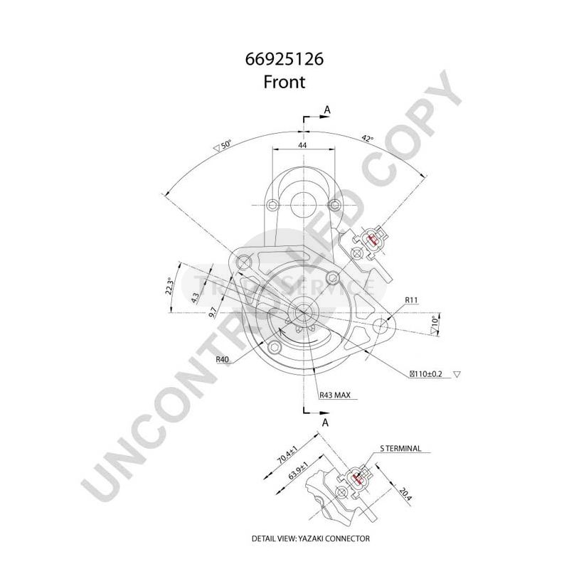 66925126 Prestolite önindító