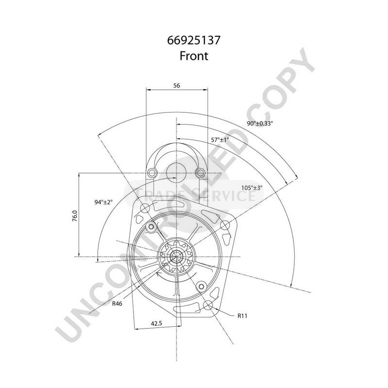 66925137 Prestolite önindító