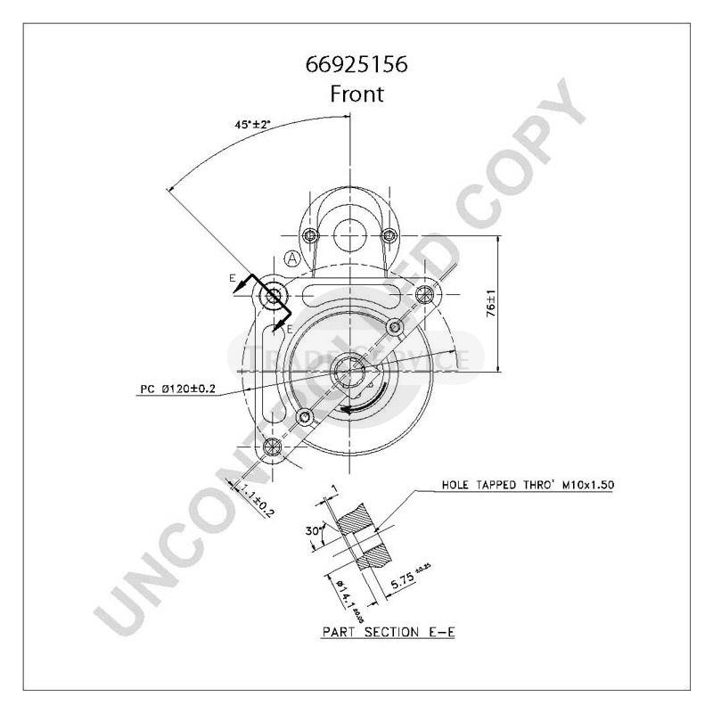 66925156 Prestolite önindító