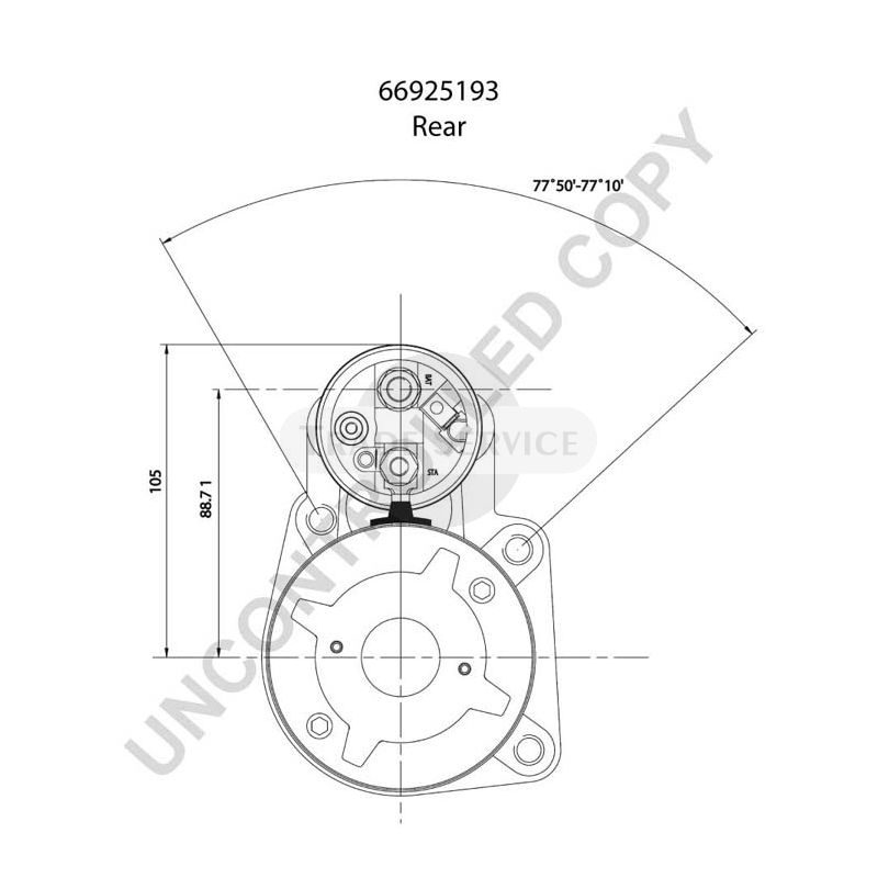 66925193 Prestolite önindító
