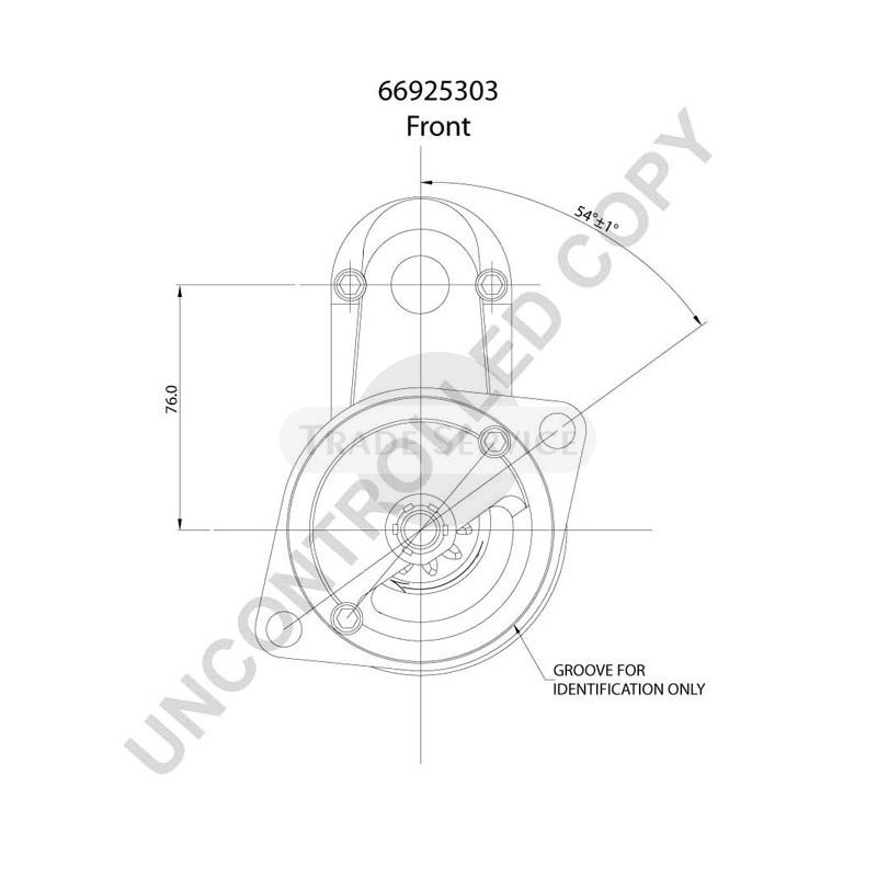 66925303 Prestolite önindító
