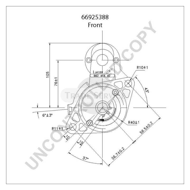 66925388 Prestolite önindító