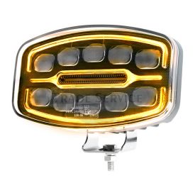 LED távolsági fényszóró LED helyzetjelzővel, méret: 245 x 139,4 x 90,65 mm