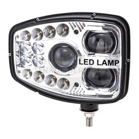 Fényszóró irányjelzővel + Deutsch csatlakozó, 12V – 24V, 4800 lumen (jobb)