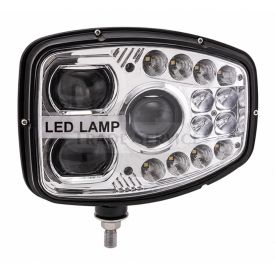 Fényszóró irányjelzővel + Deutsch csatlakozó, 12V – 24V, 4800 lumen (bal)