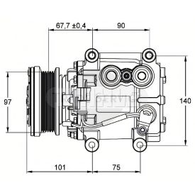 ACP-1099-000P MAHLE Klímakompresszor