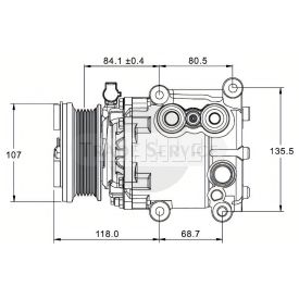 ACP-1336-000P MAHLE Klímakompresszor