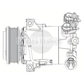 ACP-556-000P MAHLE Klímakompresszor