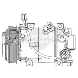 ACP-633-000P MAHLE Klímakompresszor