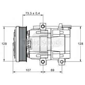 ACP-855-000P MAHLE Klímakompresszor