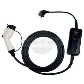 Type 1 töltőkábel EU 230V dugvilla csatlakozó EVSE vezérlővel